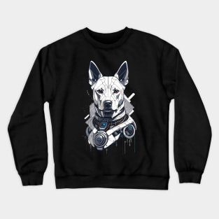 Abstract Cyber Dog Crewneck Sweatshirt